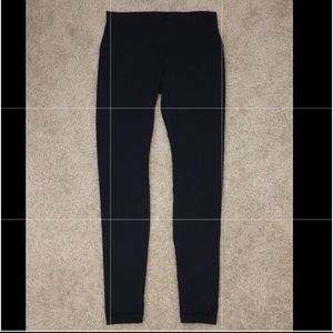 Lululemon black wunder under leggings size 8